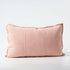Luca Linen Cushion in rose dust