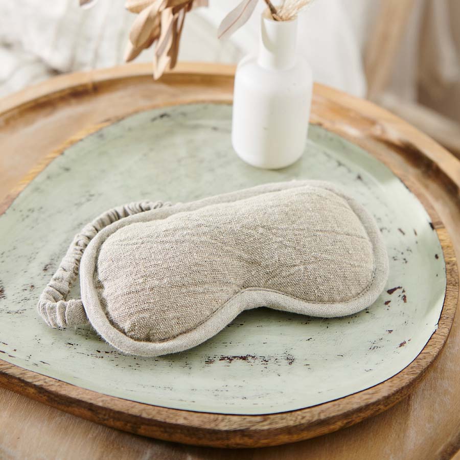 Mango wood and enamled tray set