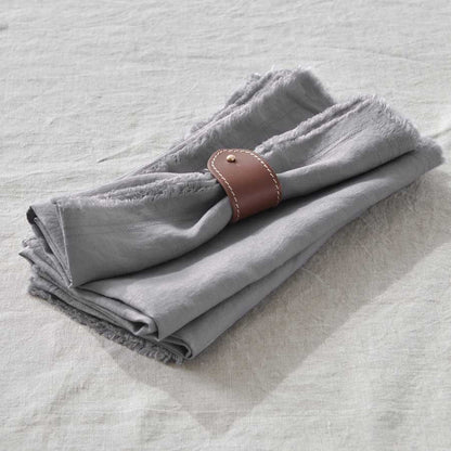 French Linen Napkin (Set of Four) - Slate