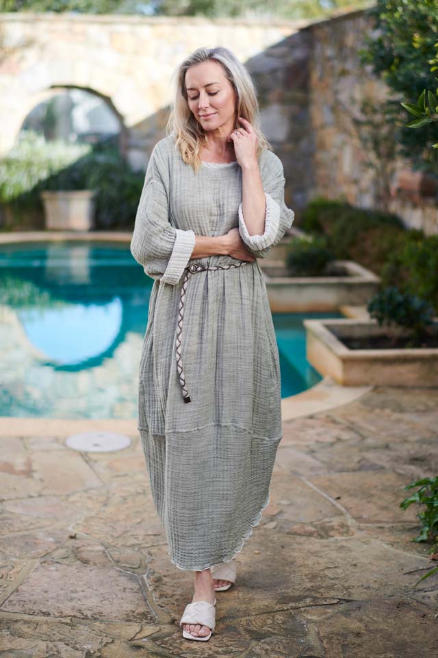 Malle Dress in Khaki