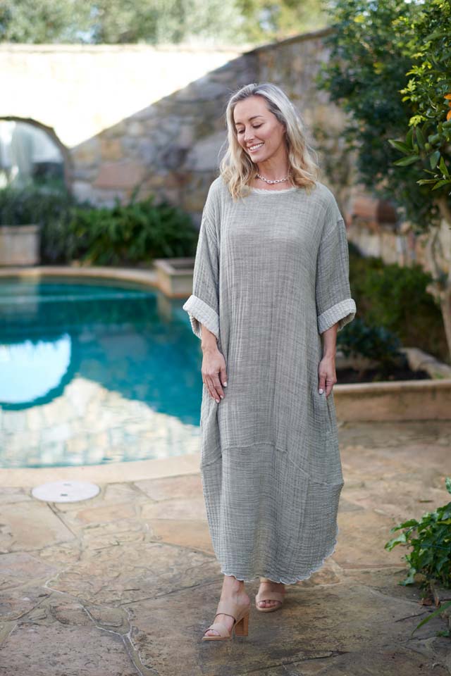 Malle Dress in Khaki