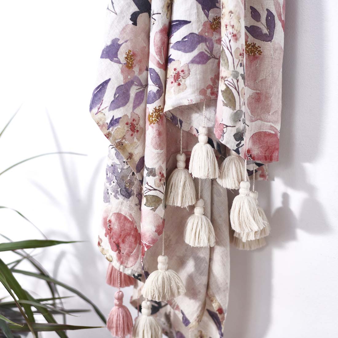 Posy Linen Throw