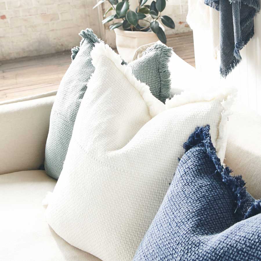 Chelsea Cushion - White