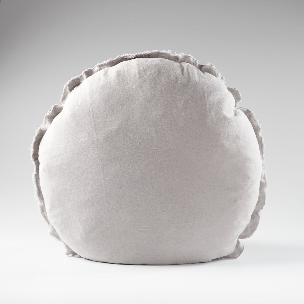 Lulu Linen Cushion - Silver Grey