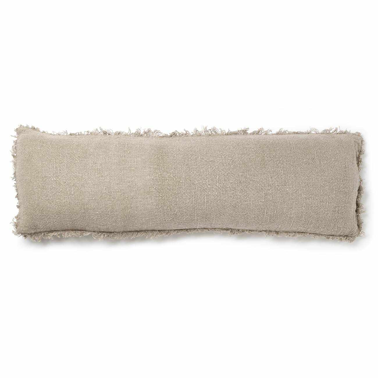 Natural Bedouin Euro linen cushion  collection with frayed edges 