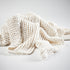 Abrazo throw -  white 