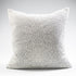 Glacier reversible cushion, silver grey, cotton/cashmere - 60x60cm 