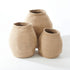 jute vases for plants or decor in a set of three