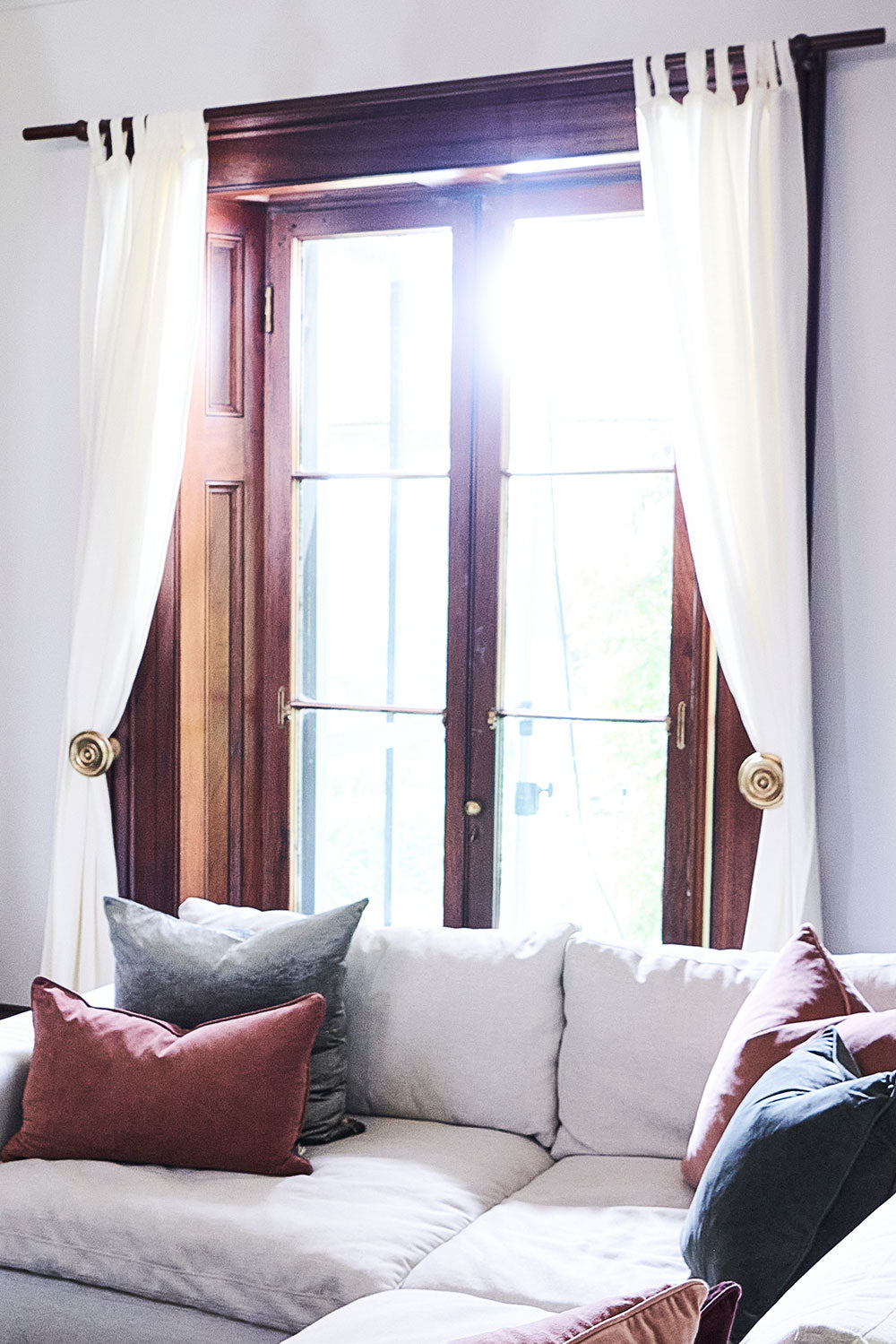 Luca Linen Curtain - White