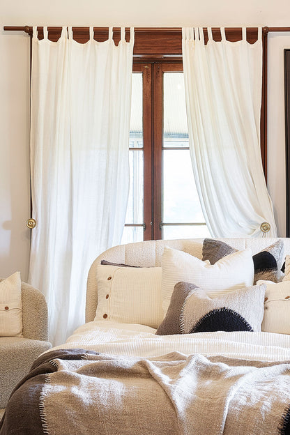 Luca Linen Curtain - Natural