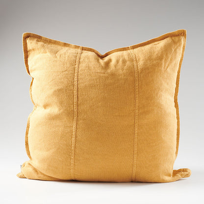 Eadie Lifestyle Luca Linen cushion in turmeric