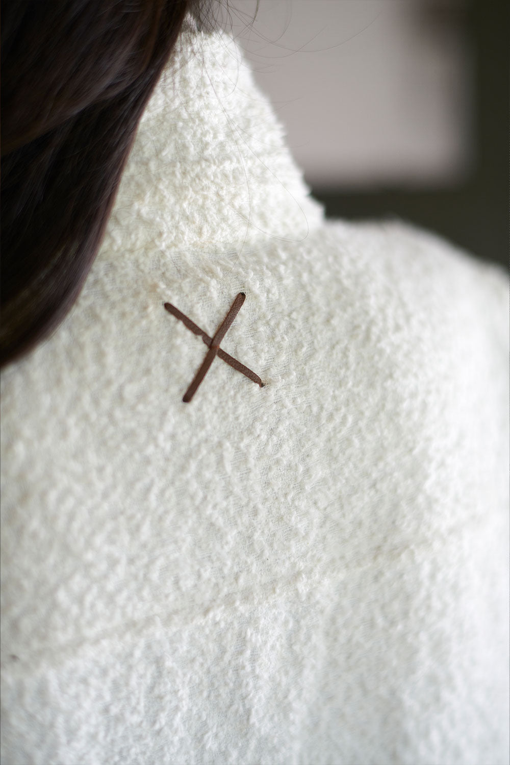 The Maestro boucle Coat - Winter White