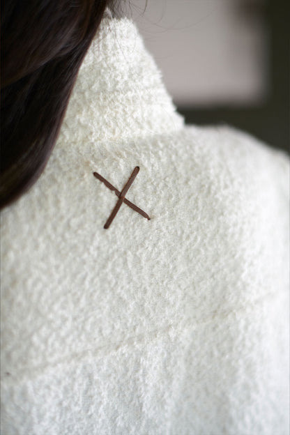 The Maestro boucle Coat - Winter White