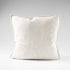 100% linen cushion in a natural and white faint stripe pattern which is reversible