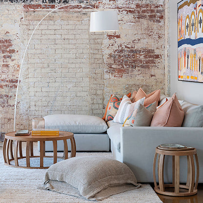 Oskar Linen Floor Cushion