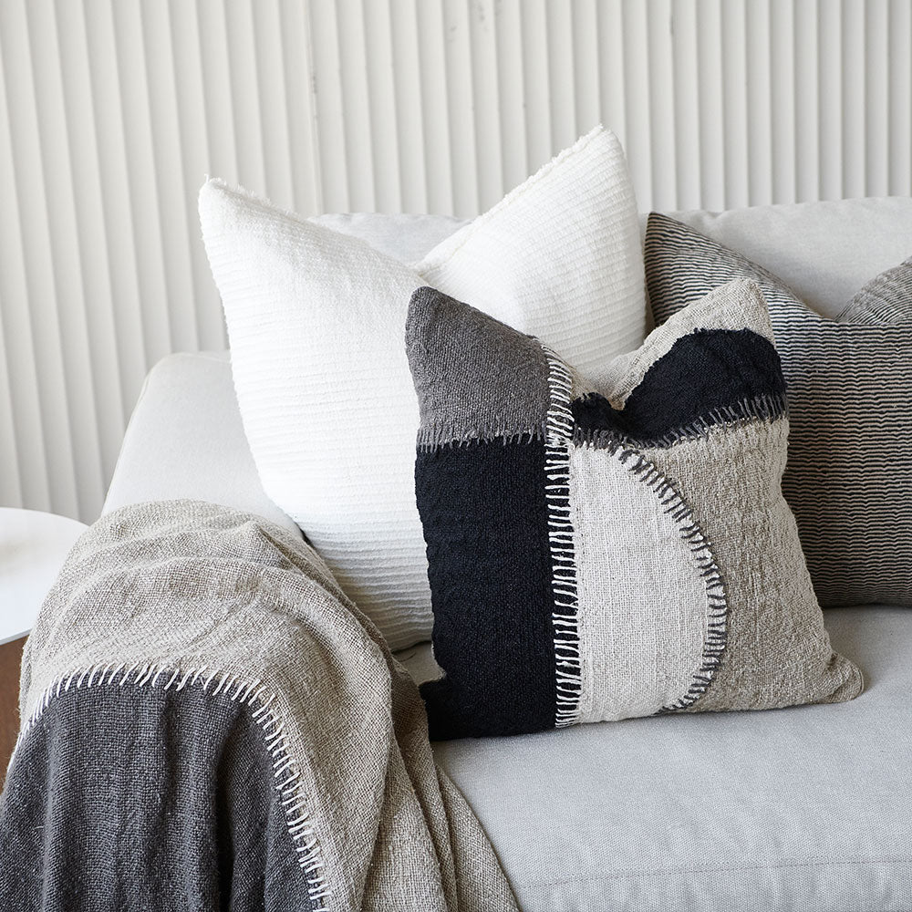 Perfecto Hand Woven Linen Cushion