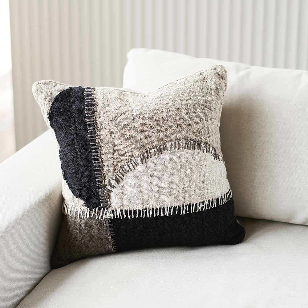 Perfecto Hand Woven Linen Cushion - 50x50cm