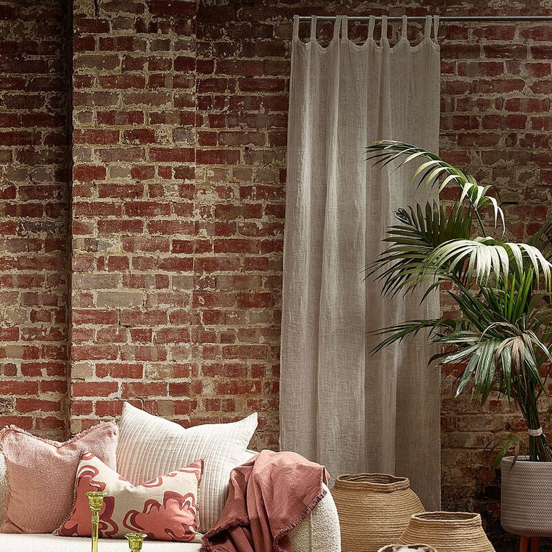 sheer natural curtain