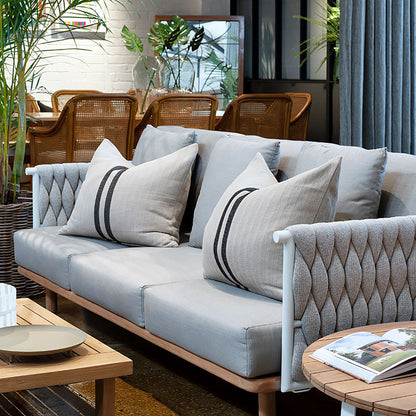 Eadie Lifestyle Sipatico Cushion in Natural/Black in store at Villa Kula