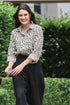 Tailored Linen Shirt - Leopard