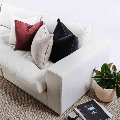 Lynette Velvet Cushion - Black