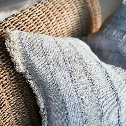 Tracks Linen Cushion