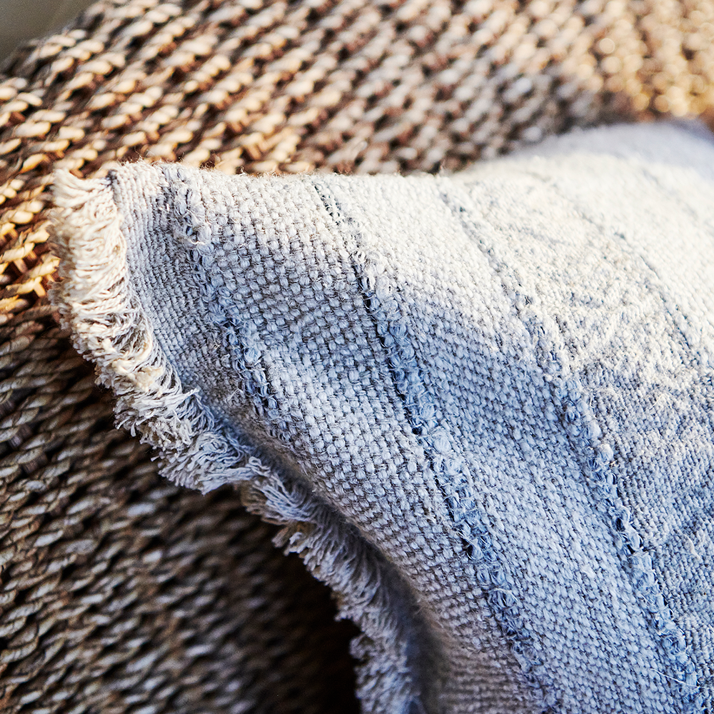 Tracks Linen Cushion