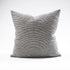 Vigare Linen Cushion - Black/Natural - 50x50cm