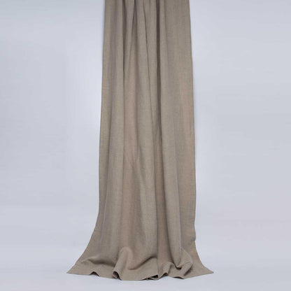 Rosy Brown Luca Linen Curtain - Natural Natural / Rectangle: 140x260cm