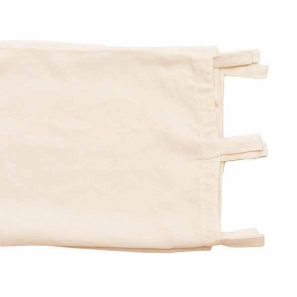 Antique White Luca Linen Curtain - Natural Natural / Rectangle: 140x260cm