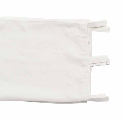 Beige Luca Linen Curtain - White White / Rectangle: 140x260cm