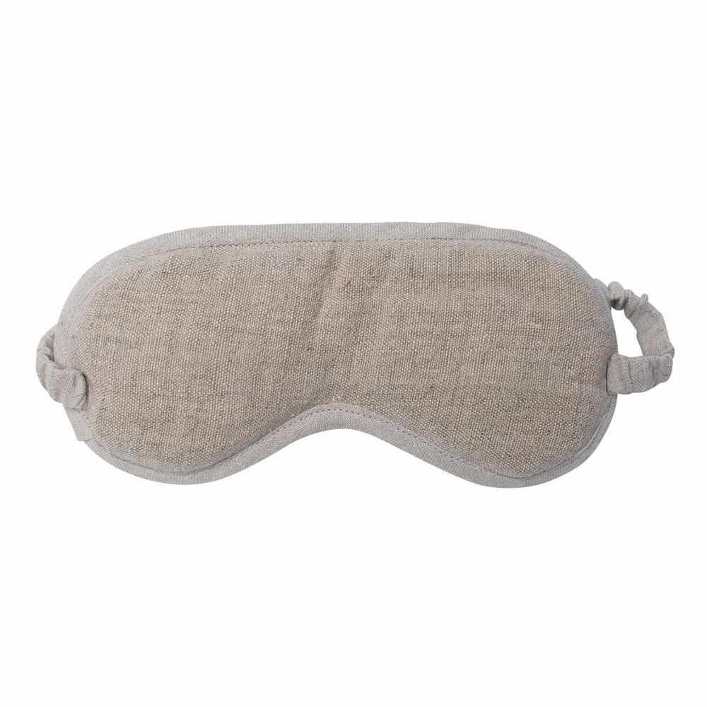 Rosy Brown Luca (Linen) Eye Mask - Natural Natural