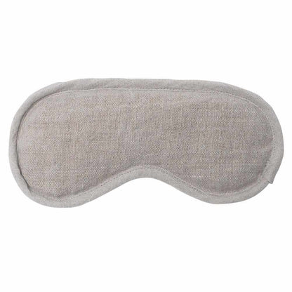Dark Gray Luca (Linen) Eye Mask - Natural Natural