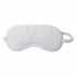 Light Gray Luca (Linen) Eye Mask - White White