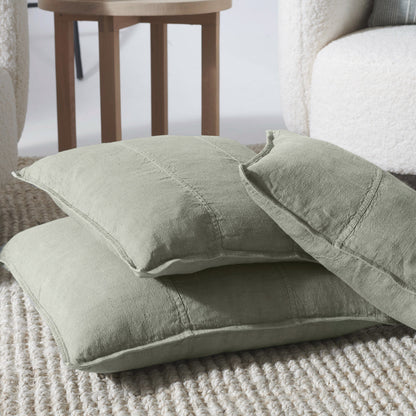 Luca Linen Cushion - Pistachio