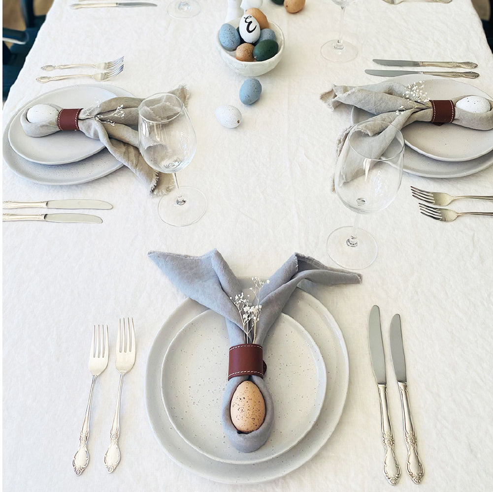 French Linen Napkin (Set of Four) - Slate