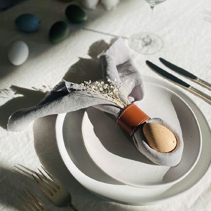 French Linen Napkin (Set of Four) - Slate