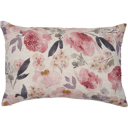 Posy Linen Floral Cushion