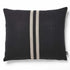 Dark Slate Gray Simpatico Cushion - Black/Natural Black/Natural / Rectangle: 50x60cm