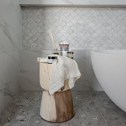 Mayla Hand Woven Linen Hand Towel (Set of 2) - Ivory